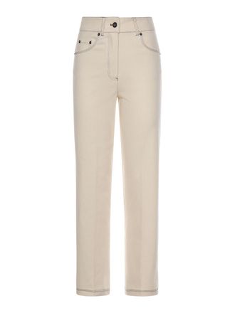 Max Mara Denim-Effect Jersey Trousers