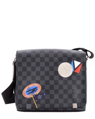 Louis Vuitton Black Limited Edition Damier Graphite Lv League District Pm (Authentic Pre-Loved)