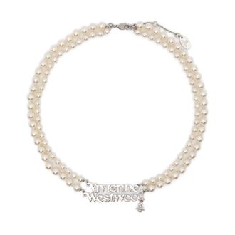 Vivienne Westwood Amelia Necklace - female - Vivienne Westwood - Necklaces - Gray - ONE SIZE - Accessories