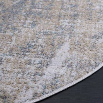 Safavieh Alfombra abstracto moderno de polipropileno beige/gris, 235 cm