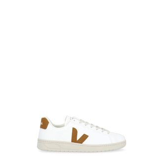 Veja Sneakers, male, White, Size: 12 US White Eco-Leather Sneakers Round Toe Logo