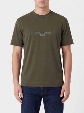 Emporio Armani Lyocell and Cotton Logo T-Shirt