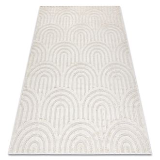 RugsX Tappeto Santo Sizal 0537 Geometrica Bianco White 180x270 Cm
