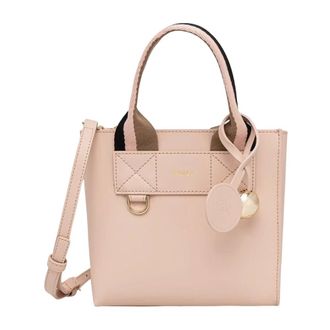 Furla Tassen, Dames, Roze, ONE Size, Leer, Divide It Mini Tote
