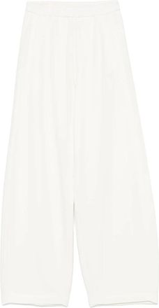 Forte_Forte Wide Broeken - Dames - Wijde Broeken - Wit - 2XS - Broeken