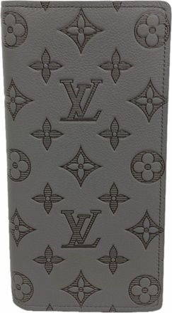 Louis Vuitton Gray Long Wallet (Bi-Fold) (Pre-Owned)