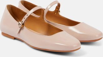 Tod's Polished leather Mary Jane flats