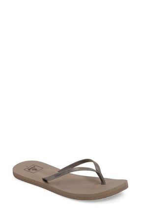 Reef Bliss Nights Flip Flop in Chocolate Stripe at Nordstrom, Size 8