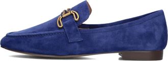 Bibi Lou Navy Su&egrave;de Loafers met Vierkante Neus - Dames - Loafers - Blauw - 38 EU - Su&egrave;de - Schoenen