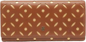Carolina Herrera Tweedehands leren portemonnees - Dames - Vintage Accessoires - Bruin - ONE Size - Leer - Vintage