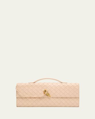 Bottega Veneta Long Andiamo Clutch Bag with Handle
