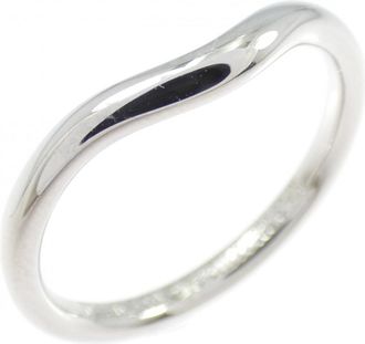 Tiffany & Co. Silver Platinum 950 Band Ring (Pre-Owned)