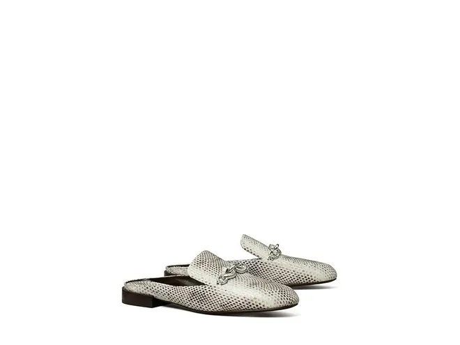 Jessa Backless Loafers Womens Flat Shoes Lavender Roccia : 5 M, Leather