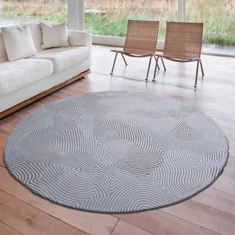 Louis De Poortere Alfombra lavable interior/exterior gris 140x140