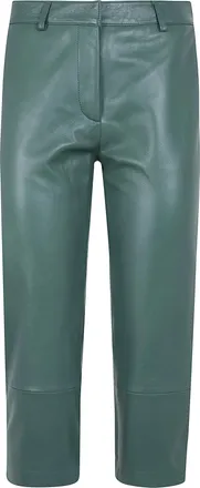 Frankie Shop Lior Leather Capri Pants