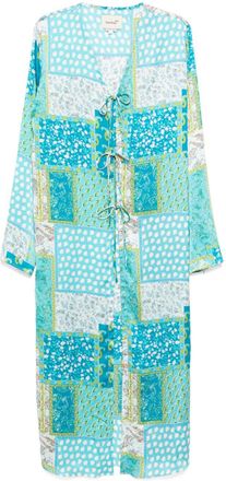 Bambah Aqua maxi tie tunic - Blue