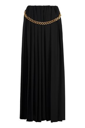 Balenciaga Womens Pleated Skirt - Black - Size EU 36 (Womens)