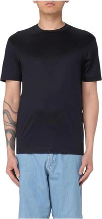 Emporio Armani Heren, Tops, Blauw, Maat: L