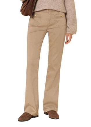 Brax Shakira Slim Bootcut Pant In Taupe