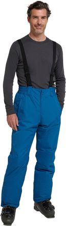 Mountain Warehouse Dusk II Mens Ski Pants - Warm Padded Fleece Lined Trousers, Thermal Tested -20 &deg;C & Snowpoof - Winter Skiing, Winter Sports, Walking Blue 2XL