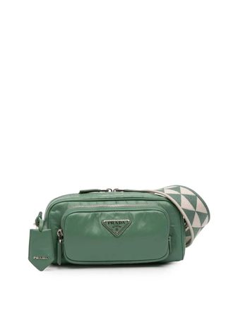 Prada 2013-2025 Nappa Antique Multi Pocket crossbody bag - Green