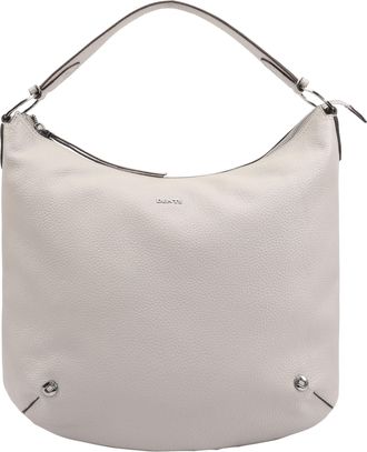 Dents Womens Azurine Leather Hobo Bag - Grey - One Size