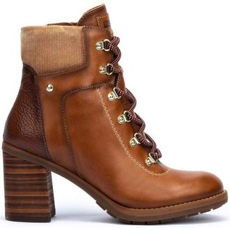 Pikolinos Enkellaarsjes - Dames - Laarzen met Hak - Bruin - 40 EU - Schoenen