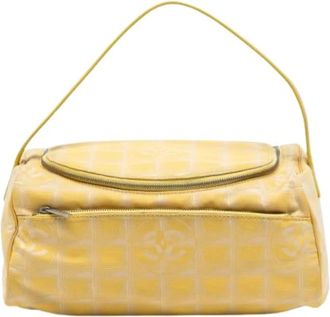 Chanel Pre-owned Handbags, female, Yellow, Size: ONE SIZE Pre-owned Vanity Bag