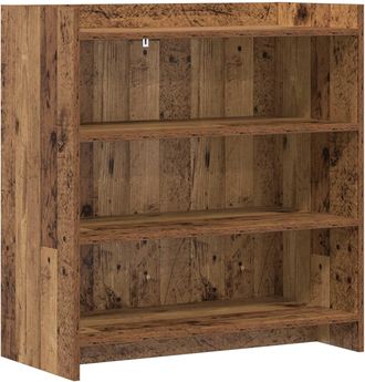 vidaXL Aparador Madera Envejecida 75 X 36 X 80 Cm Madera De Ingenier&iacute;a Vidaxl