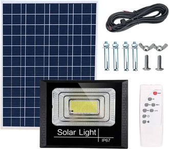 OEM Projecteur Solaire - 25 W - 44 Led - Ip67 - Pour Jardin Terrasse All&eacute;e - 1 Piece