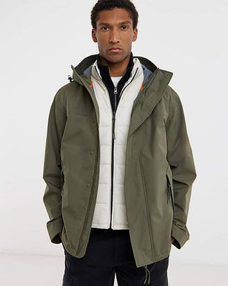 Napapijri Pilloz Coat With Gilet - Green
