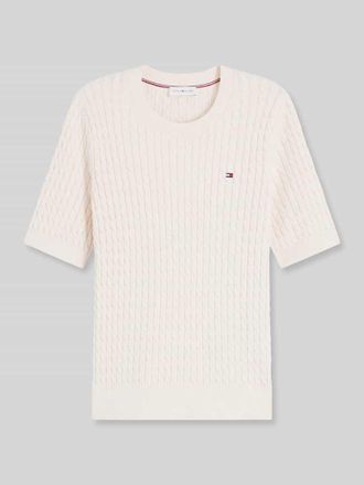Tommy Hilfiger Regular Fit T-Shirt aus reiner Baumwolle in Weiss, Gr&ouml;&szlig;e XL