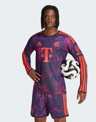 adidas FC Bayern Munich 26/27 terza maglia autentica a maniche lunghe multicolore