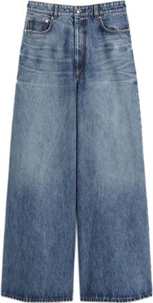 Sportmax Five-Pocket Jeans - Dames - Loose Fit Jeans - Blauw - W27 - Katoen - Jeans