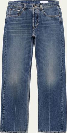 Alexander McQueen Mens Straight-Leg Jeans