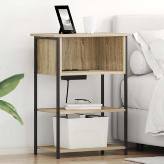 vidaXL Armadio Da Notte Rovere Sonoma 55 X 31 X 76 Cm - Vidaxl