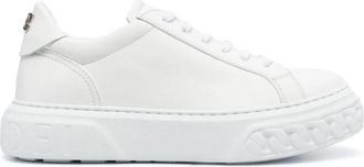 Casadei Witte sneakers - Dames - Sneakers - Wit - 38 1/2 EU - Schoenen