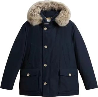 Woolrich Arctic Anorak con Pelliccia Rimovibile - - Coats - Uomo - Blu - XL