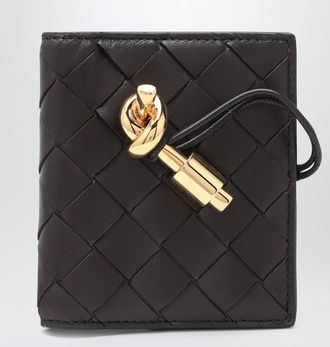 Bottega Veneta Andiamo cardholder with flap in Fondant colour