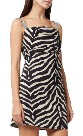 De La Vali Mojito Zebra Mini Dress Size S