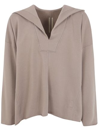 Rick Owens Sweatshirt Hooded Ls Kaftan Hip