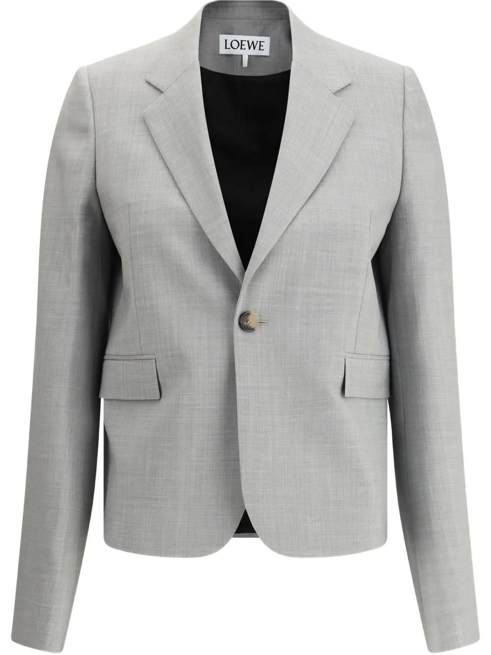 ジャケット LOEWE Women Jackets S540Y03XAO GREY Jacket Light Grey | The Webster