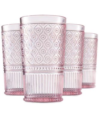 Godinger Set of 4 Claro Acrylic Highballs