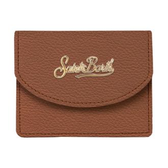 MC2 Saint Barth Accessoires, Dames, Bruin, ONE Size, Leer, Kaarthouder