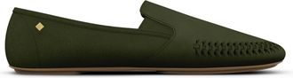 Rivieras Shoes Jazz Suede Slip-On Moccasin in Forest Green at Nordstrom, Size 44
