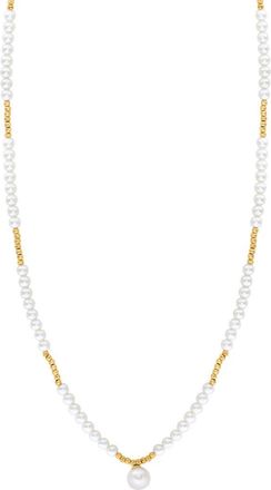 Effy Freshwater Pearl Beaded Necklace in White at Nordstrom Rack, Size 18