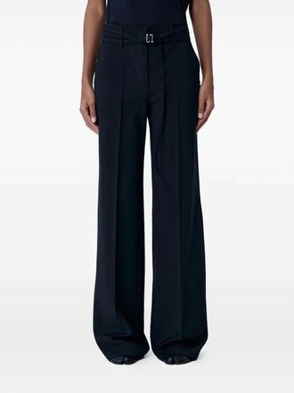 Sportmax high-rise wide-leg trousers - Nero