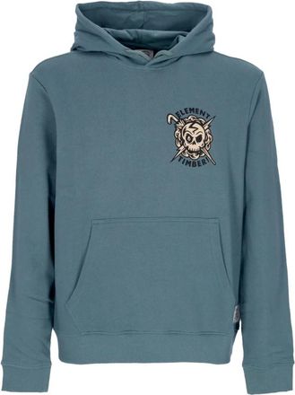 Element North Atlantic Blue Lichtgewicht hoodie - Heren - Hoodies - Blauw - XL - Katoen - Hoodies & sweatvesten