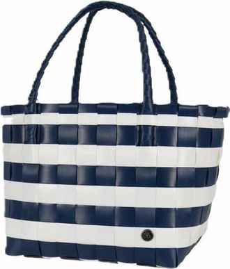 Handed By Paris Spirit Recycled Tote Bags in Dark Blue/white at Nordstrom, Size Medium