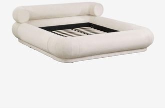 Sklum Cama en tela bouclé Bernaste SKLUM 160 x 200 cm